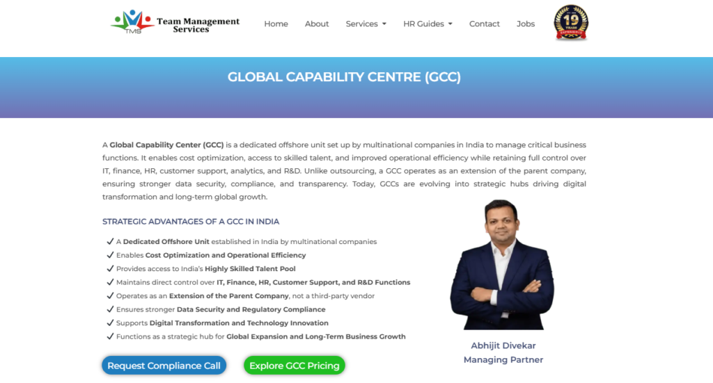 Team management services